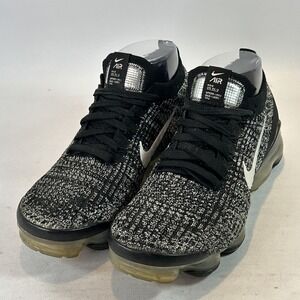 Nike Air Vapormax Flyknit 3 Sneakers Women's Sz 7.5 Oreo Black White AJ6910-001